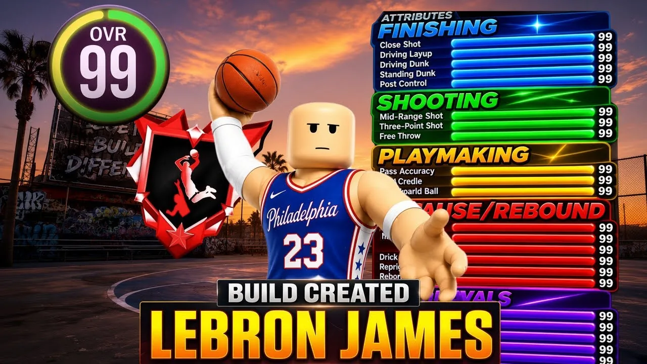 Playground Basketball LeBron Build: Small Forward and Guard Setups